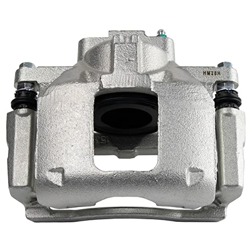 Image of TRQ Front Brake Caliper Set Zinc Coated Brackets Compatible with 2009-2013 Dodge Journey