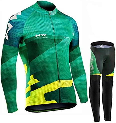 Amazon.com: Hombre Ciclismo Jersey Manga Larga Conjunto MTB Bicicleta Ropa  Bicicleta Ropa Ropa 19D Gel Babero Pantalones, C,XS : Hogar y Cocina
