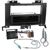 Original Carmedio Plug & Play Autoradioeinbauset für Alpine Blaupunkt Clarion Panasonic Pioneer JVC Kenwood Sony oder Zenec Autoradio