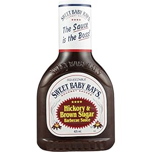 Sweet Baby Ray’s BBQ Sauce – Hickory Brown Sugar, 1er Pack (1 x 510 g Flasche)