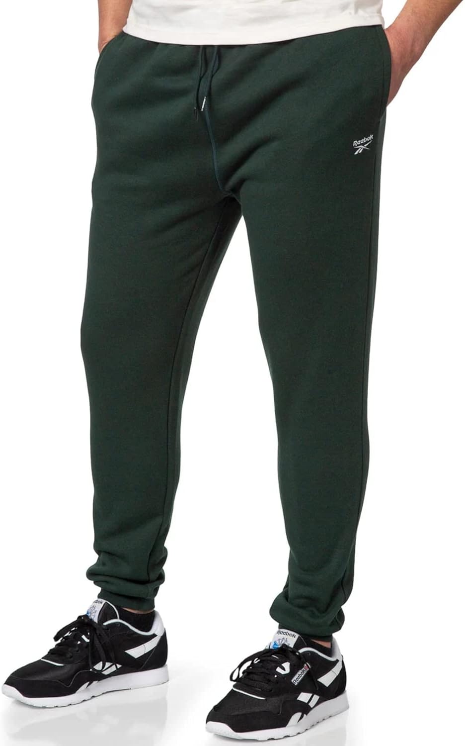 Reebok Men's Identity Fleece Joggers Pant | Mens Joggers with Pockets | Mens Jogger Sweatpants