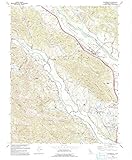 YellowMaps Geyserville CA topo map, 1:24000 Scale, 7.5 X 7.5 Minute, Historical, 1993, Updated 1993, 26.5 x 21.9 in - Polypropylene