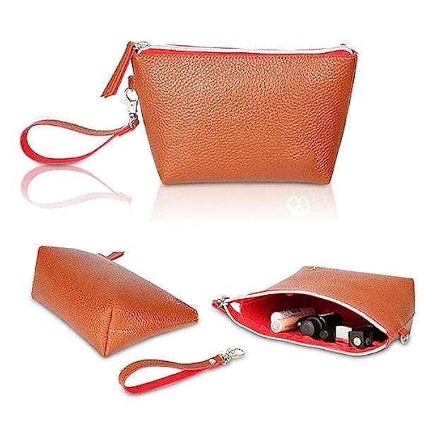 LEIGE Borsa cosmetica Portatile in PU Borsa da Toilette Portatile for Esterni e Borsa cosmetica Borsa cosmetica Portatile