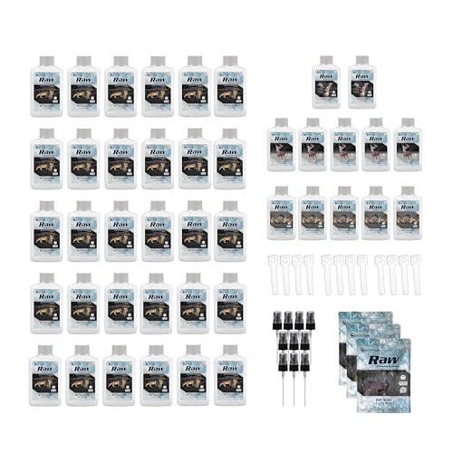 RAW Frozen Scents Rut Season Pro Package Deer Attractant Scent Scrape Lure, Peak Estrus, Buck Scent, Deer Hunting