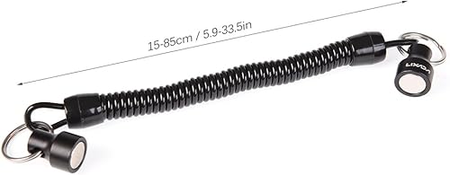 Miniatura 33 de LIXADA Soporte de liberación de red magnética para pesca Zinger Retractores de red de pesca con mosca, clip magnético, conector de red de aterrizaje