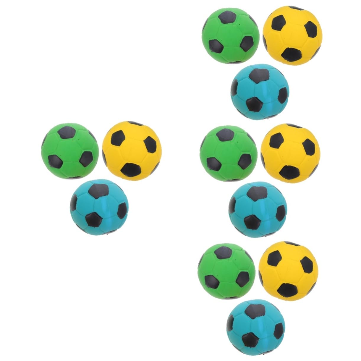 Beavorty 12piezas Juguete Interactivo para De De Molar De Caucho Juguetes Resistentes para Cachorros Accesorios Limpiar Dientes y El Estrés