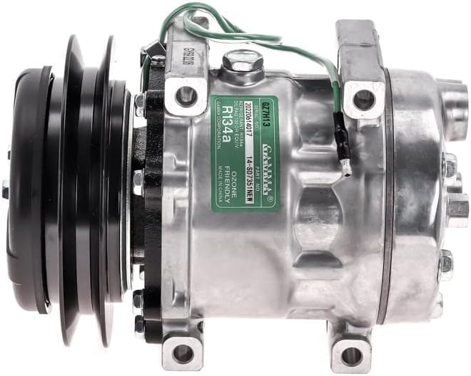 24V SD7H13 A/C Compressor Compatible with Kobelco Excavators SK160LC SK200-6 SK210LC SK250LC SK290LC SK330LC SK480LC
