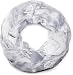 Produktbild styleBREAKER Loop Schal mit Rosen und Schmetterling Flock Print, Schlauchschal, Tuch, Damen 01016105, Farbe:Blau-Grau