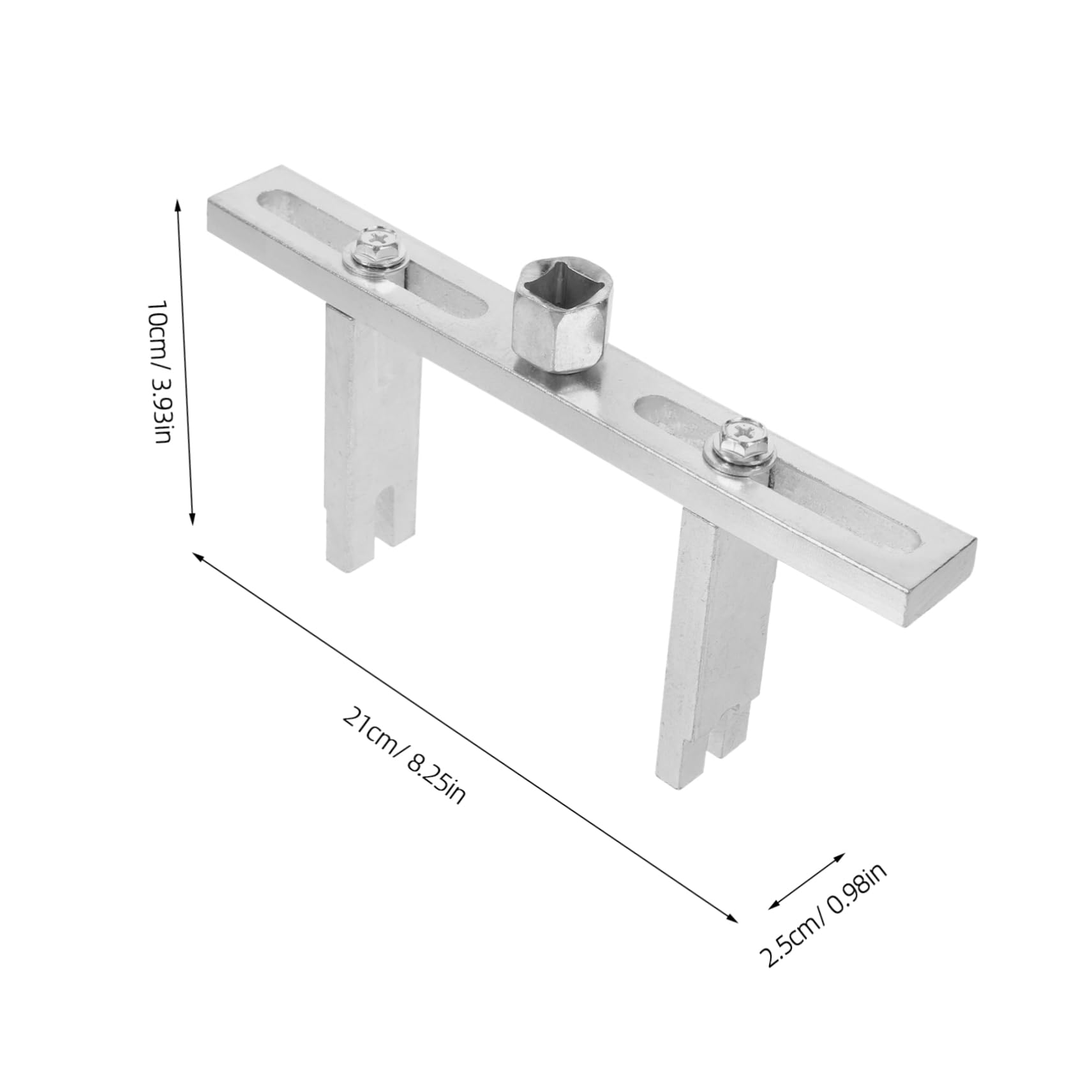 Unomor Pump Wrench Pump Cover Removal Tool Cover Remover Cover Opener Opener Wrench Pump Removal Tool Kit Silver Aluminum Alloy