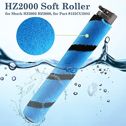 Image of 4 Pack Foam & Felt Filter Kit Vacuum Filters, 1 Pack Soft Roller Replacement for Shark HZ2002 HZ2000 Vertex Ultralight DuoClean PowerFins Stick Vacuum, for Part XFFKHZ2000, 125CU2002