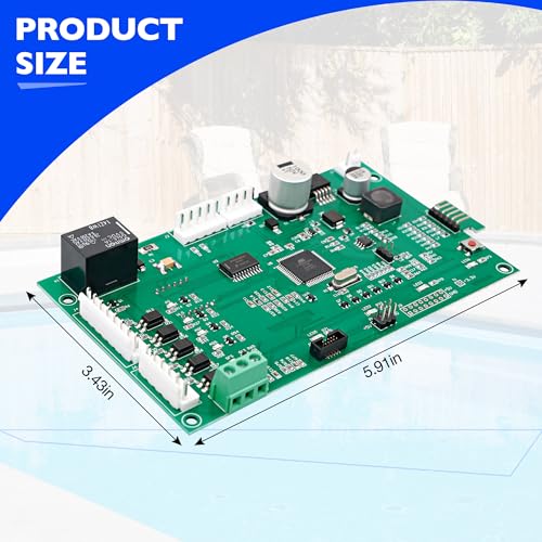 42002-0007S Pool Heater Control Board Kit - Compatible with Mastertemp & Max-E-Therm, Sta-Rite, and NA/LP Series Pool and Spa Heaters Electrical System - Replacement #461105