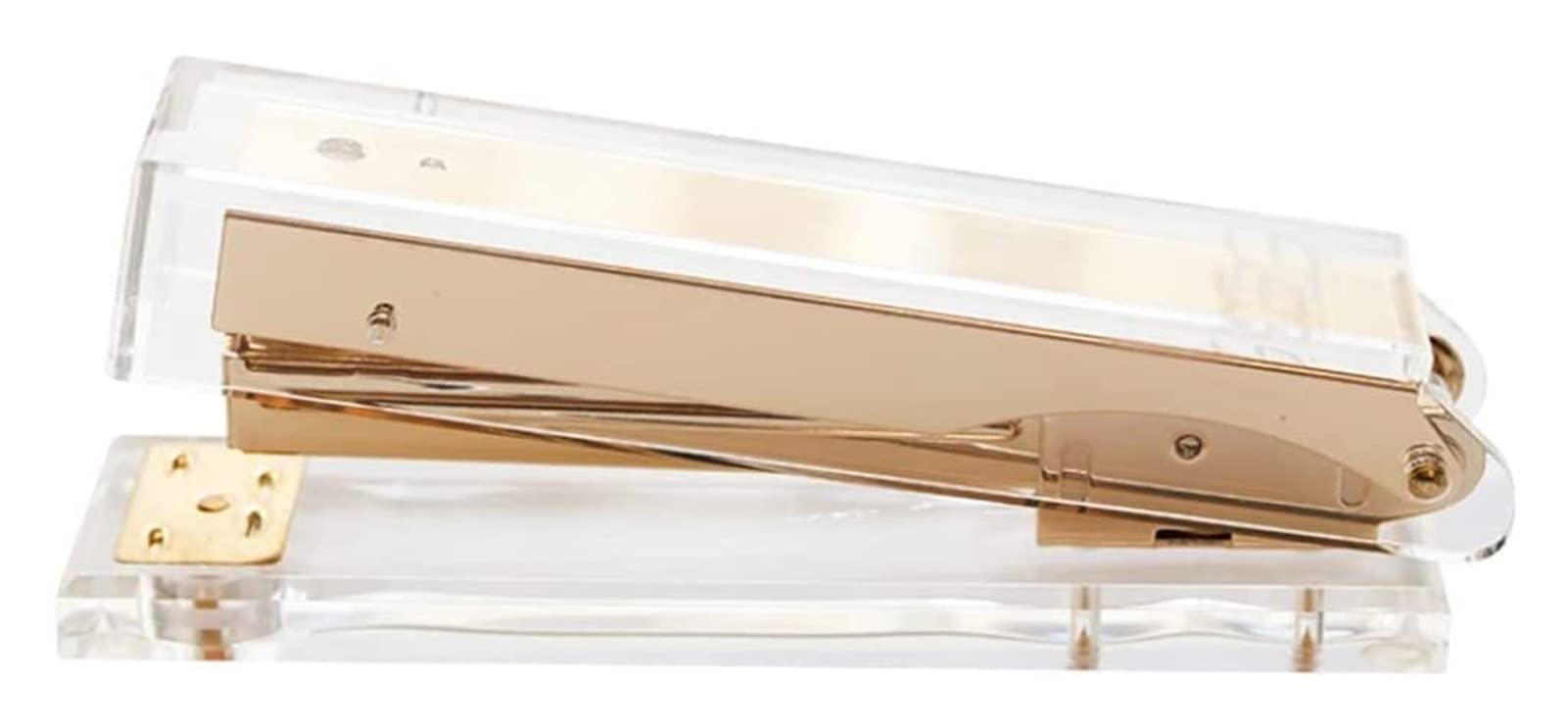 Cucitrice Da Scrivania Set Di Cucitrici Acriliche Da 3 Pezzi, Accessori Da Scrivania, Graffette Trasparenti E Dispositivo Di Rimozione Dei Punti Metallici, Dispenser Di Nastro for Forniture for Uffici