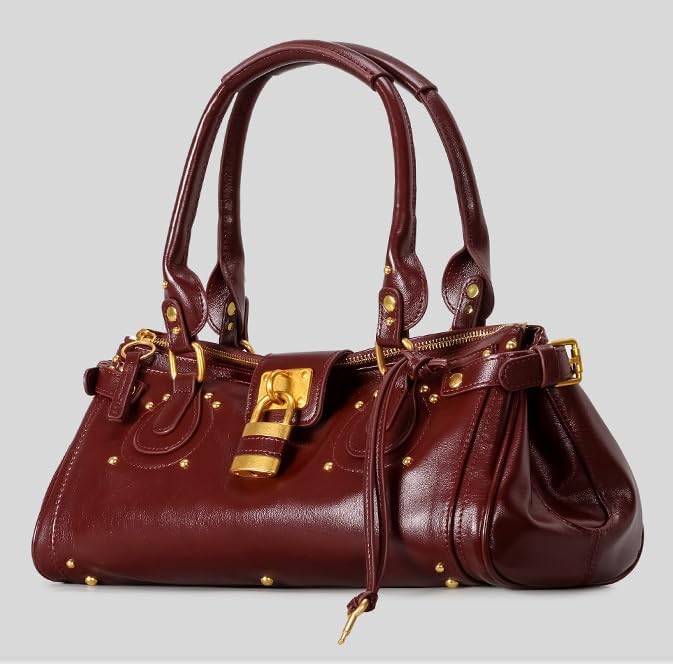 Leather Bags for Women Stylish Shoulder Bag Handbags Chic Purses Crossbody Satchel for Travel Work