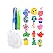 VICOVI 3700+ Colorful Rubber Bands Glow in The Dark Set Included: 3600+ Premium Quality Loom Bands in 6 Colors + 100 S-Clips + 15 Lovely Charms + 6 Crochet Hooks, No Loom Board Included.