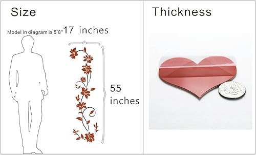 Miniatura 6 de Murales de pared de flores de ratán 3D para sala de estar, dormitorio, sofá, telón de fondo de televisión, calcomanías originales, regalo,