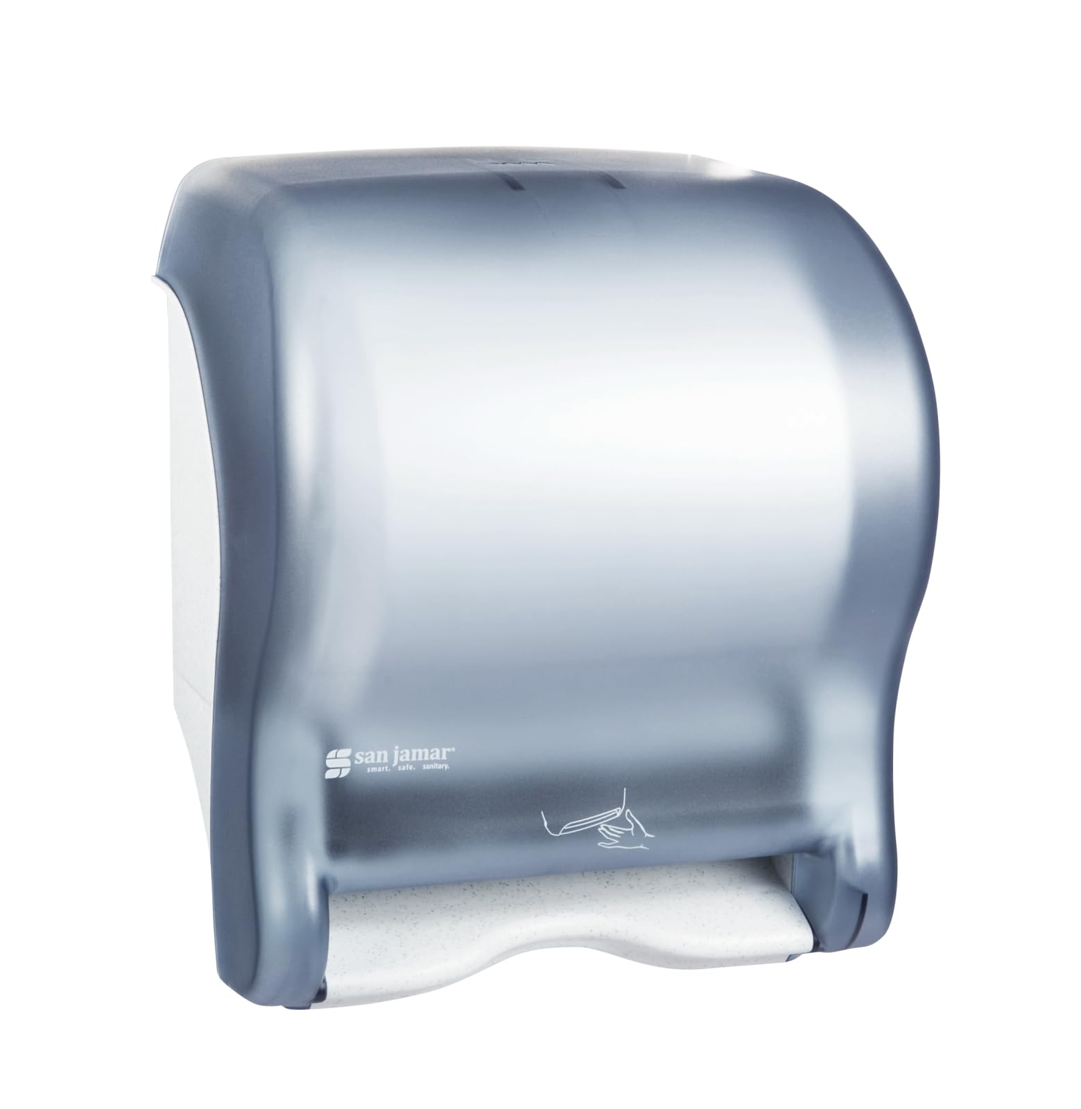 San Jamar t8000tbl tear-n-dry esencia toalla dispensador, Classic, ártico azul
