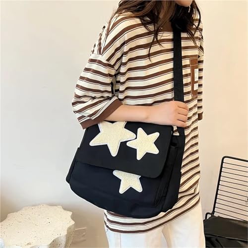 Casual Tote Lady Simple Large Capacity Shoulder Bag Girl Travel School Bookbag Handbag3