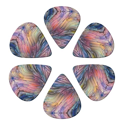 Dream Colorful Lot de 6 médiators pour guitare acoustique, guitare électrique, basse, ukulélé – fins, moyens et épais. - Les Beatles, Paul McCartney, John Lennon, RIngo Starr, George Harrison Dream Colorful Lot de 6 médiators pour guitare acoustique, guitare électrique, basse, ukulélé – fins, moyens et épais. – Image 5