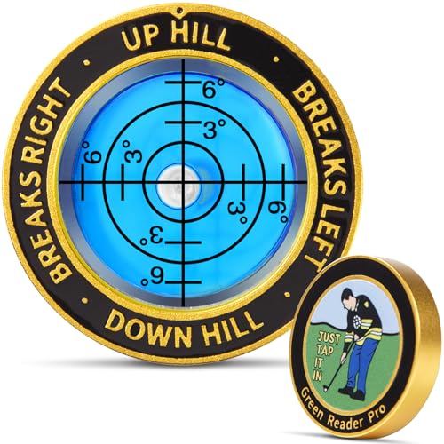 VIGLORY High Precision Golf Green Reader Funny Ball Marker Golf