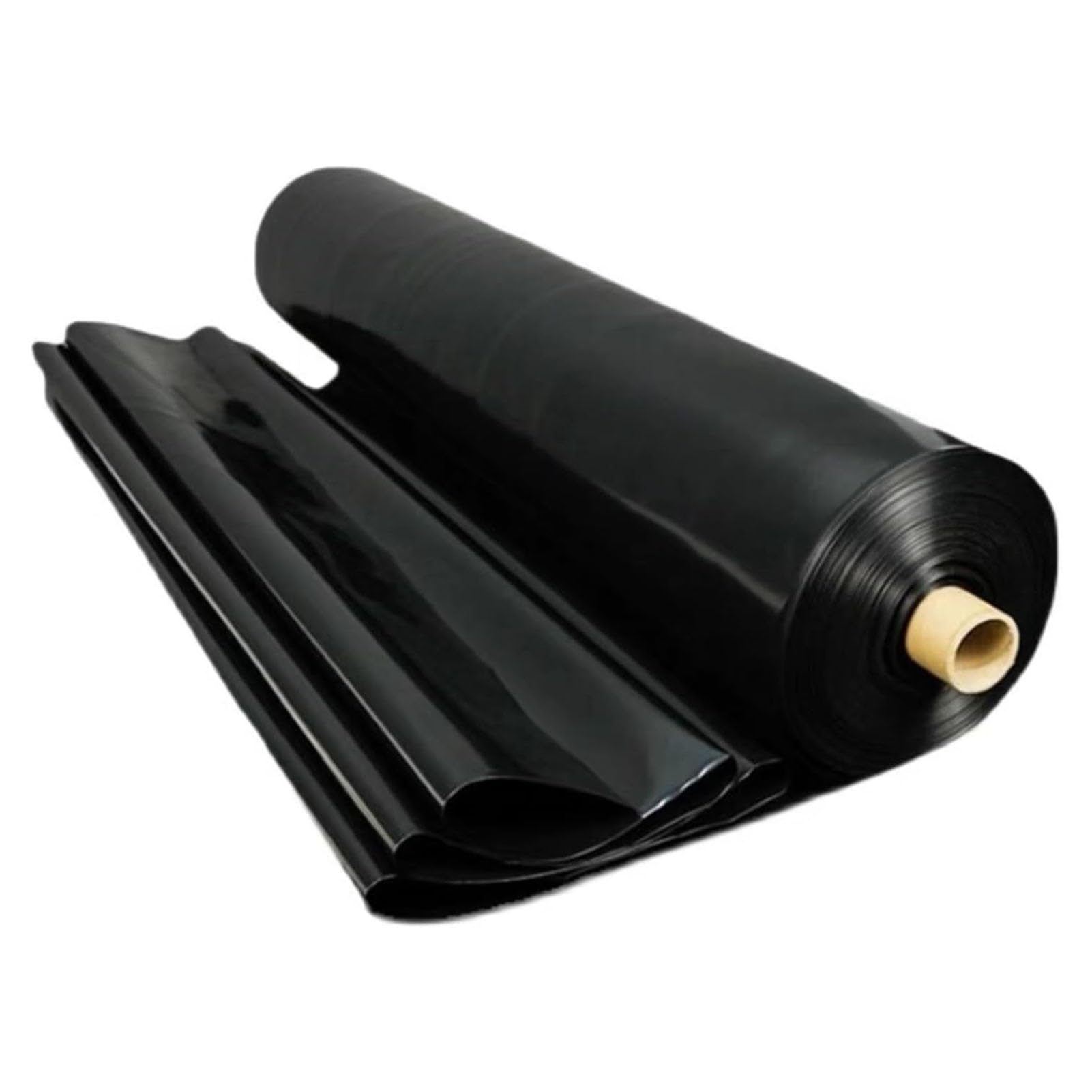 Bâche imperméable piscine et bassin membrane de revêtement d'étang noir HDPE 4x8m