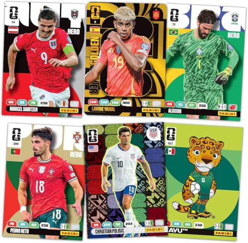 Image of Panini FIFA World Cup 2026 Adrenalyn XL Fat Pack Trading Cards Official Football Collectible Cards