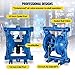 Happybuy Air-Operated Double Diaphragm Pump, 1/2 in Inlet & Outlet, Cast Iron Body, 8.8 GPM & Max 120PSI, Nitrile Diaphragm Pneumatic Transfer Pump for Petroleum, Diesel, Oil & Low Viscosity Fluids