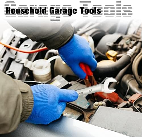 Miniatura 3 de SORAKO Llave combinada de trinquete engranaje de acero Cr-V de grado industrial (A-0.512 in métrico)