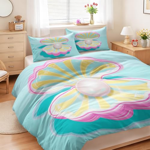 Housse de couette vagues et perles en microfibre douce premium - 4