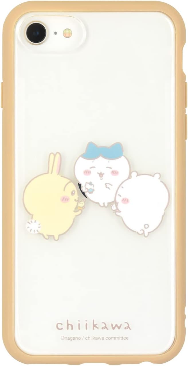Gourmandise CK-12B Chiikawa IIIIfit Clear Case, Compatible with iPhone SE (3rd Generation/2nd Generation), 8/7/6s/6 (4.7 inch), Something Similar