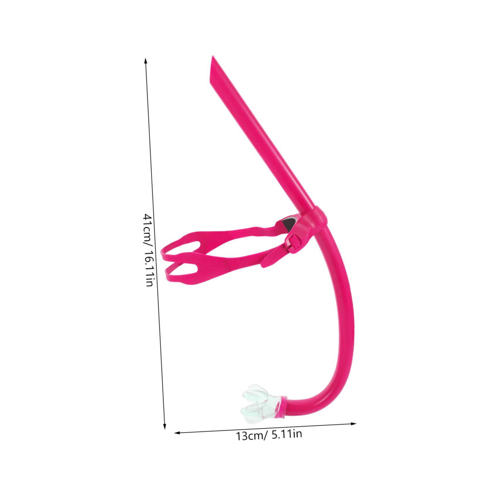 GALPADA 1 Set Front Snorkel for Lap Swimming Comfortable Snorkel Gear for Adults Promotes Natural Breathing Efficient Swim Training Pool and Open Water Enhanced Comfort Performance