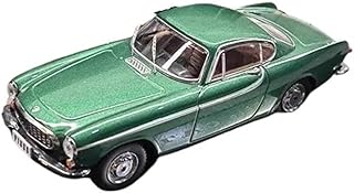 1 43 for Volvo P1800 Alloy Diecast Miniature Car Model Simulation Classic Souvenir Display Motor Vehicles Toys(Green)