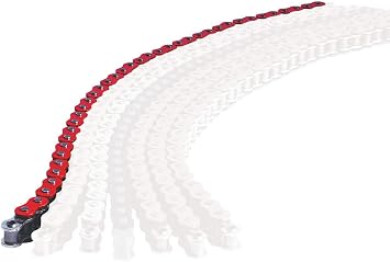 EK Chains 520 MVXZ2 Quadra-X Ring Chain 120 Links Red