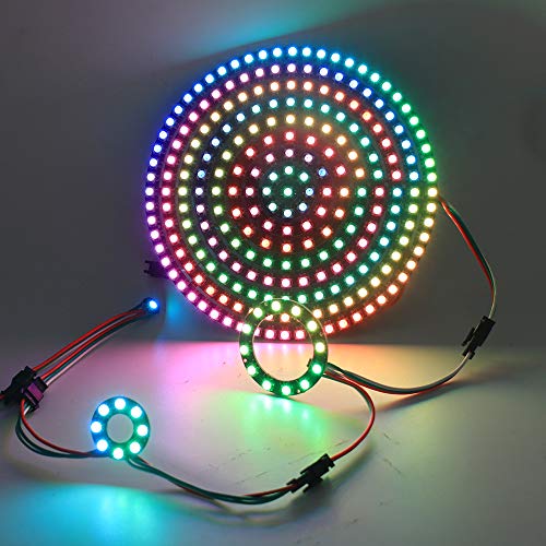 XUNATA WS2812B 5050 RGB, lampada ad anello a LED