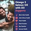 Cardio Omega 3 Aceite de Pescado y Vitamina D3-1000mg, Aceite de Salmón Noruego con EPA, DHA, DPA y Astaxantina, Sin Regusto a Pescado, Suplemento de Ácidos Grasos - 90 Cápsulas, Cápsula 1 unidad (Paquete de 1) 4