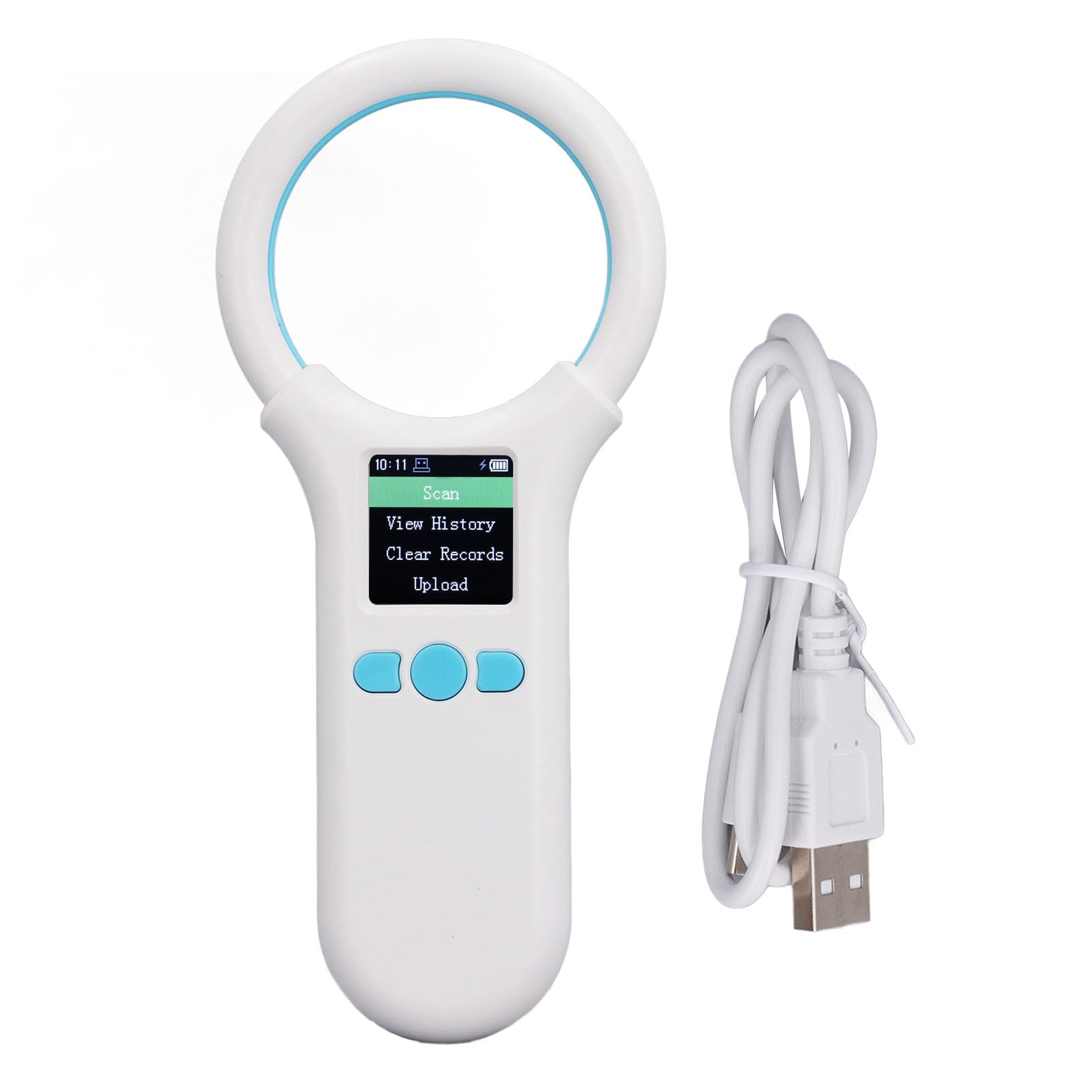 Keenso Animal Tag Scanner Portable Handheld Device for Pet Identification
