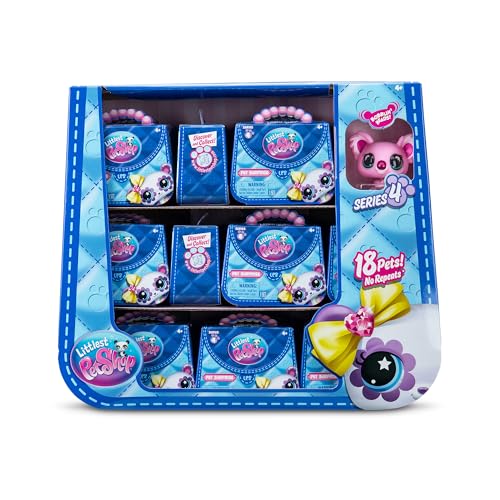 Littlest Pet Shop Series 4 18x Pet Surprise Boxes - Each Box Has 1 LPS Toy