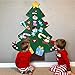 YEAHBEER Felt Christmas Tree for Kids,3.2FT DIY Christmas Tree with 30 Detachable Christmas Ornaments,Xmas Gifts, Hanging Decorations