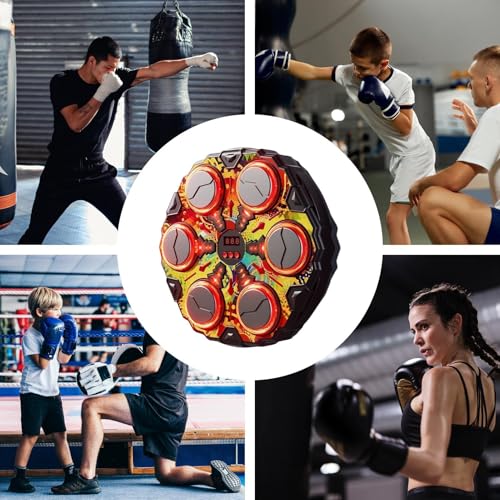 Machine de boxe musicale interactive, entraîneur de frappe numérique