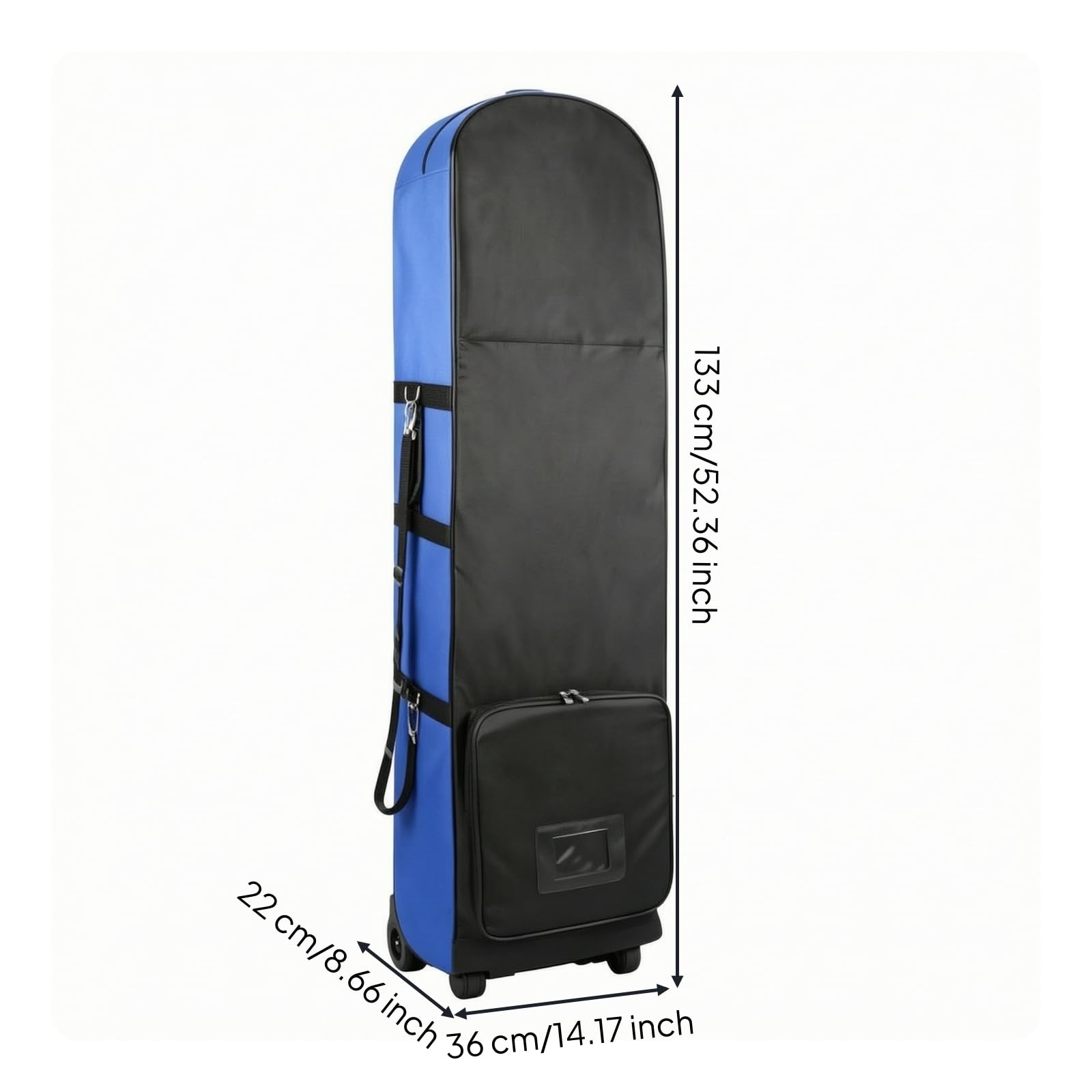 Gepolstert Golf-Reisetasche mit Rollen