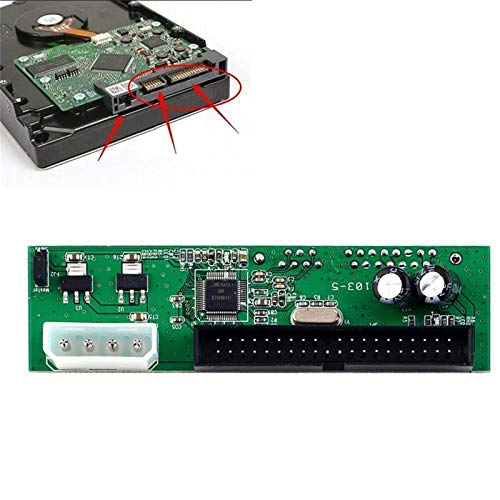 Adaptador Convertidor Pata IDE a Sata 7+15 Pin 98x26x22mm