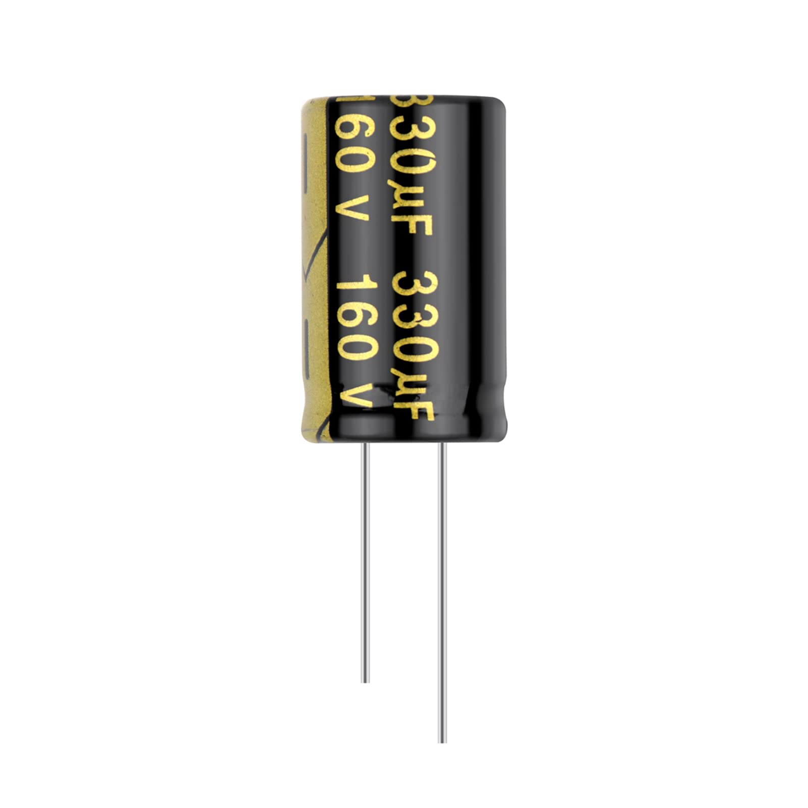 EFARMA Elektrolytkondensatoren, 10 Stück 160 V 330 uF Aluminium-Elektrolytkondensator mit geringem Widerstand, Größe 18 x 30 mm