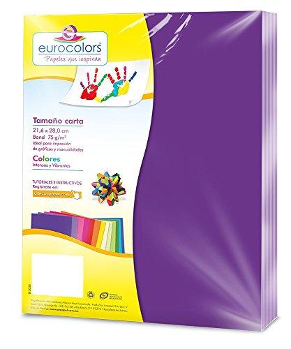 Colorante Para Ropa, Home Eurocolors EC0016 Paquete con 100 Hojas, color Morado