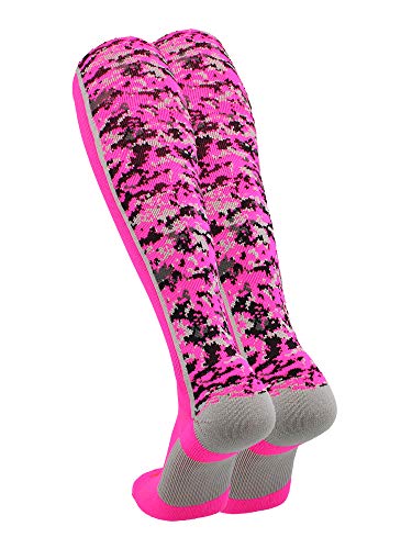 Image of TCK Digital Camo OTC Socks for Youth & Adults - High Performance Team Athletic Socks for Baseball, Football & Lacrosse, USA