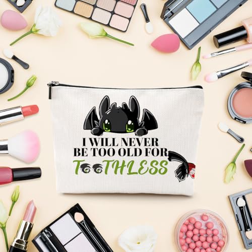 Dragon Anime Cosmetic Make up Bag Dragon Lover Gift Makeup Zipper Pouch Bag Anime Characters Lover Gift4