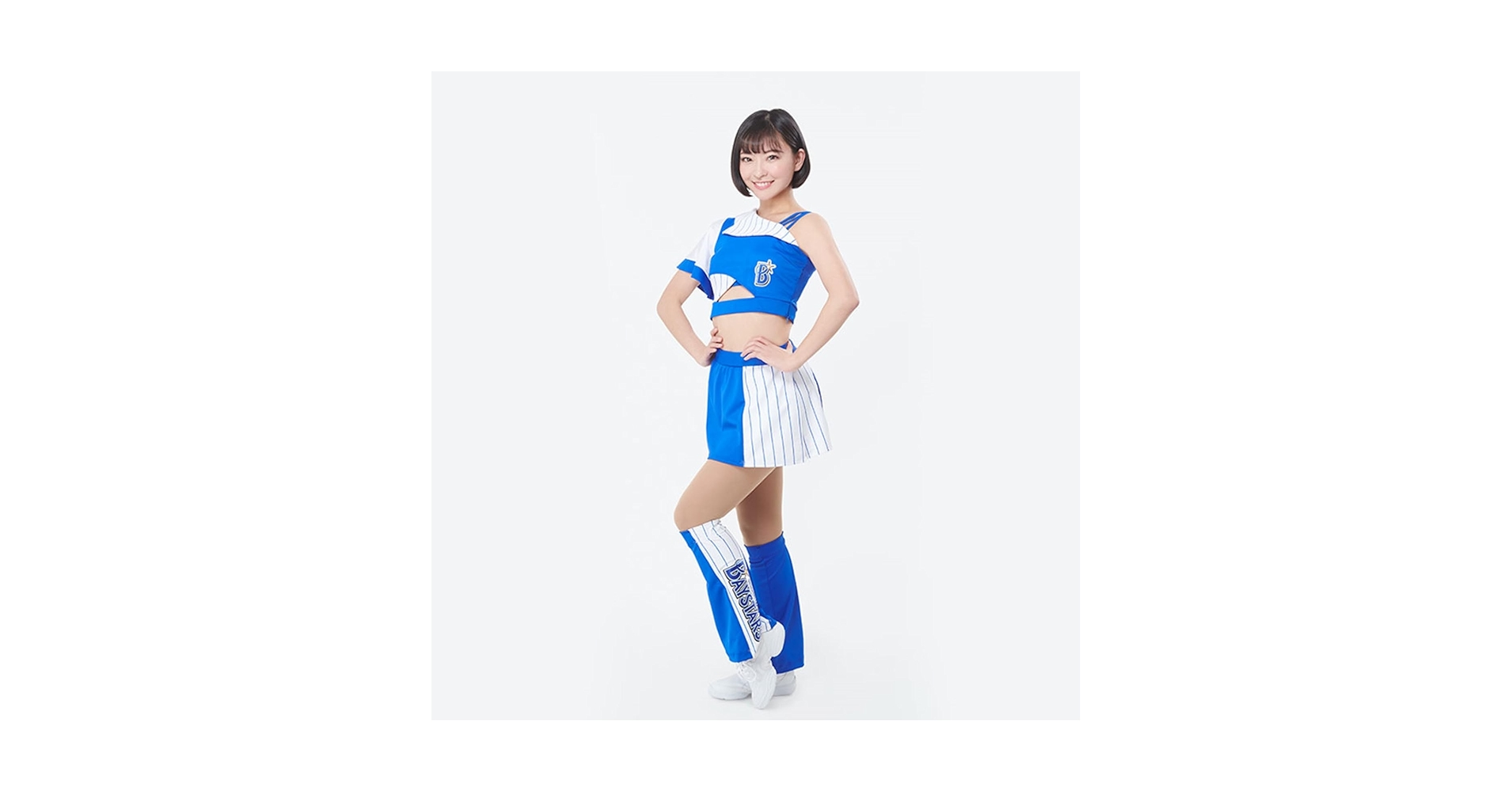 diana kids ベイスターズ チア ユニフォーム Sサイズ リボン付き DeNAチアの