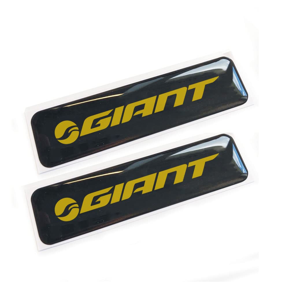 10pcs for Giant stickers bike bike MTB BDC BIKE 3D Domed Gel Decal Sticker Badges (yelow)