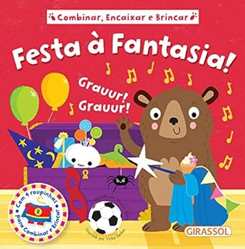 Hardcover Combinar, Encaixar e Brincar. Festa à Fantasia [Portuguese_Brazilian] Book