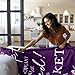 Butonus Get Well Gifts for Women After Surgery, Blanket for Woman, Thinking of You Gifts for Women, Inspirational Encouragement Healing Purple Hug Blanket 60