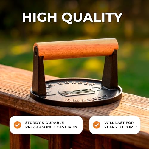 The Burger Smasher Cast Iron Press