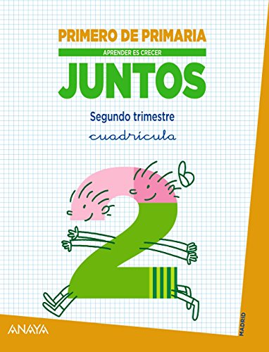 Portada de Aprender es crecer juntos 1. º segundo trimestre. Cuadrícula.